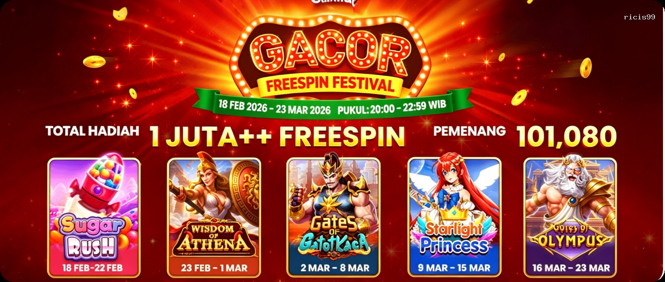 Login ricis99 Sekarang Bonus Melimpah